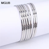 Stainless Steel 6mm 7pcs Bangle Set for Kids LH687