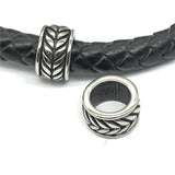 8mm Stainless Steel Leaf Spacer Beads Jewelry Findings