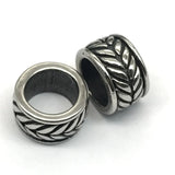 8mm Stainless Steel Leaf Spacer Beads Jewelry Findings