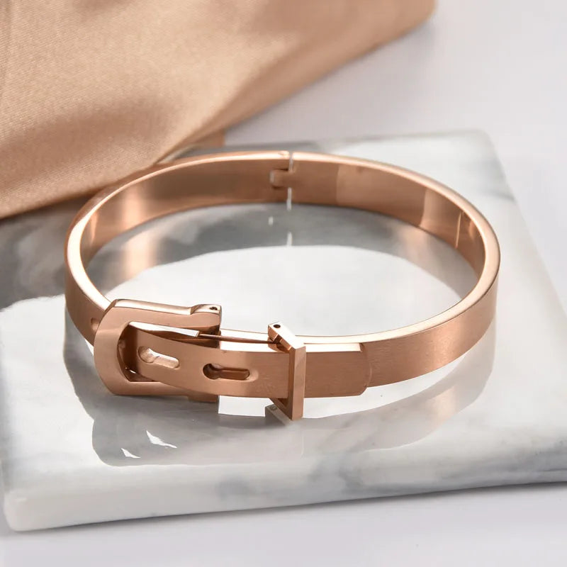 Stainless Steel Bangle for Men - Titanium Steel Bracelet