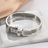 Stainless Steel Bangle for Men - Titanium Steel Bracelet