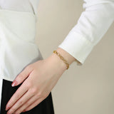 Stainless Steel Charm Bracelet for Women Wedding Party