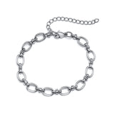 Stainless Steel Charm Bracelet for Women Wedding Party