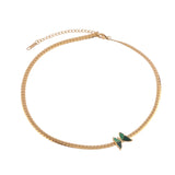 Gradient Butterfly Chokers Necklace For Women