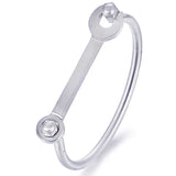 Stainless Steel D Wrench Spanner Detent Lever Tool Horseshoe Bracelet