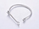 Stainless Steel D Wrench Spanner Detent Lever Tool Horseshoe Bracelet