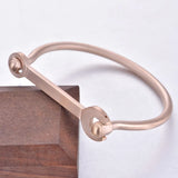 Stainless Steel D Wrench Spanner Detent Lever Tool Horseshoe Bracelet