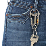 Colorful Engraved Charm Keychain, Men's Trinket Style