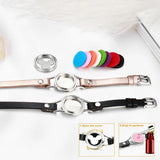 Stylish Mickey Head Stainless Steel Essential Oil Box Bracelet
