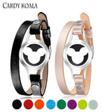 Stylish Mickey Head Stainless Steel Essential Oil Box Bracelet