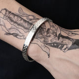 Stainless Steel Oval Bangle Men&rsquo;s Jewelry Bracelet