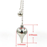 Stainless Steel Reiki Natural Stone Pendant