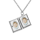 Custom Stainless Steel Couple Pendant with Name Engraving
