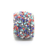 3mm Glass Cube Beads Rosary Chains, DIY Necklace Bracelet
