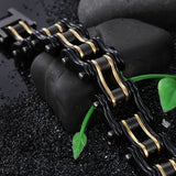Men's Stainless Steel Geometric Shapes Bracelet Cycling Chain Jewelry