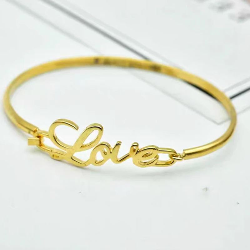 Stainless Steel Diamond Bracelet Set for Couples