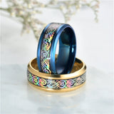 Colorful Dragon Stainless Steel Ring for Men