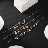 Stainless Steel Stamen Rose Bracelet - Romantic Christmas Gift