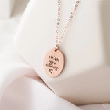 Memorial Fingerprint Necklace for Grandma