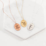 Memorial Fingerprint Necklace for Grandma