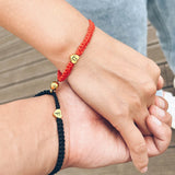 Heart Charm Couple Bracelet - Red Rope Magnet Attraction Jewelry
