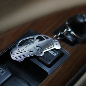 Stainless Steel Turtle Car Pendant Key Chain Jewelry