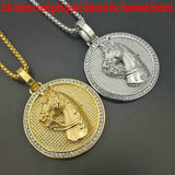Stainless Steel Zodiac Horse Pendant