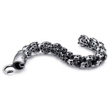 Punk Skull Titanium Steel Men's Bracelet