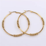 Stainless Steel Hoop Earring Set for Women and Children - 30mm 40mm 50mm