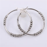 Stainless Steel Hoop Earring Set for Women and Children - 30mm 40mm 50mm