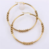 Stainless Steel Hoop Earring Set for Women and Children - 30mm 40mm 50mm