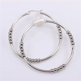 Stainless Steel Hoop Earring Set for Women and Children - 30mm 40mm 50mm