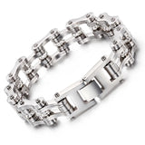 Men's Steel Motorcycle Chain Bracelet