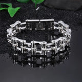 Men's Steel Motorcycle Chain Bracelet