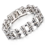Men's Steel Motorcycle Chain Bracelet