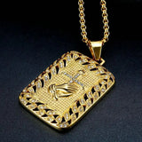 Stainless Steel Men's Cross Pendant