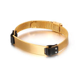 Stainless Steel Mesh Strap Bracelet European American Jewelry