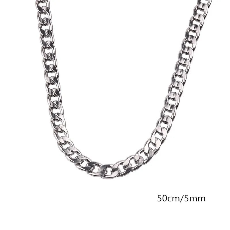 Stainless Steel Necklace Chain for Women Men