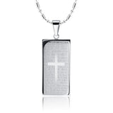 Stainless Steel Bible Verse Pendant Necklace SDN17