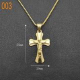 Stainless Steel Christ Cross Pendant Jesus Pendant