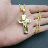 Stainless Steel Christ Cross Pendant Jesus Pendant