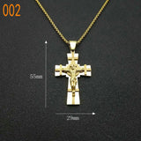Stainless Steel Christ Cross Pendant Jesus Pendant