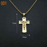 Stainless Steel Christ Cross Pendant Jesus Pendant