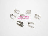 10x5mm Stainless Steel Pinch Bails Necklace Pendant Holders