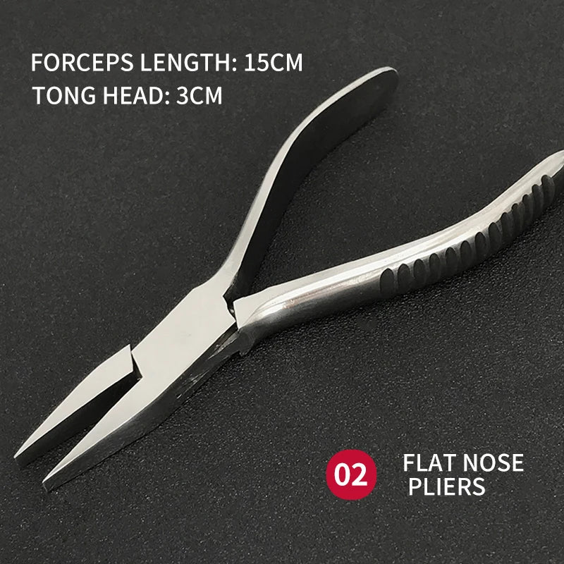 6-inch Stainless Steel Pliers Set - DIY Jewelry Tools