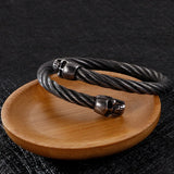 Stainless Steel Skull Weiya Bracelet Punk Men's Bracelet