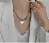 Titanium Steel Love Necklace Women's Trendsetter Clavicle Chain