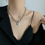 Titanium Steel Love Necklace Women's Trendsetter Clavicle Chain