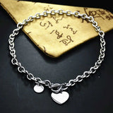 Titanium Steel Love Necklace Women's Trendsetter Clavicle Chain