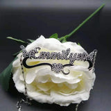 Stainless Steel Name Necklaces Butterfly Pendant Letters Personalized
